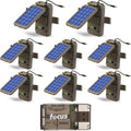 Stealth Cam Lithium Solar Power Panel 8-Pack Bundle - Long Run Power