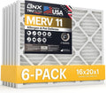 BNX TruFilter 16x20x1 Air Filter MERV 11 for Cleaner Air