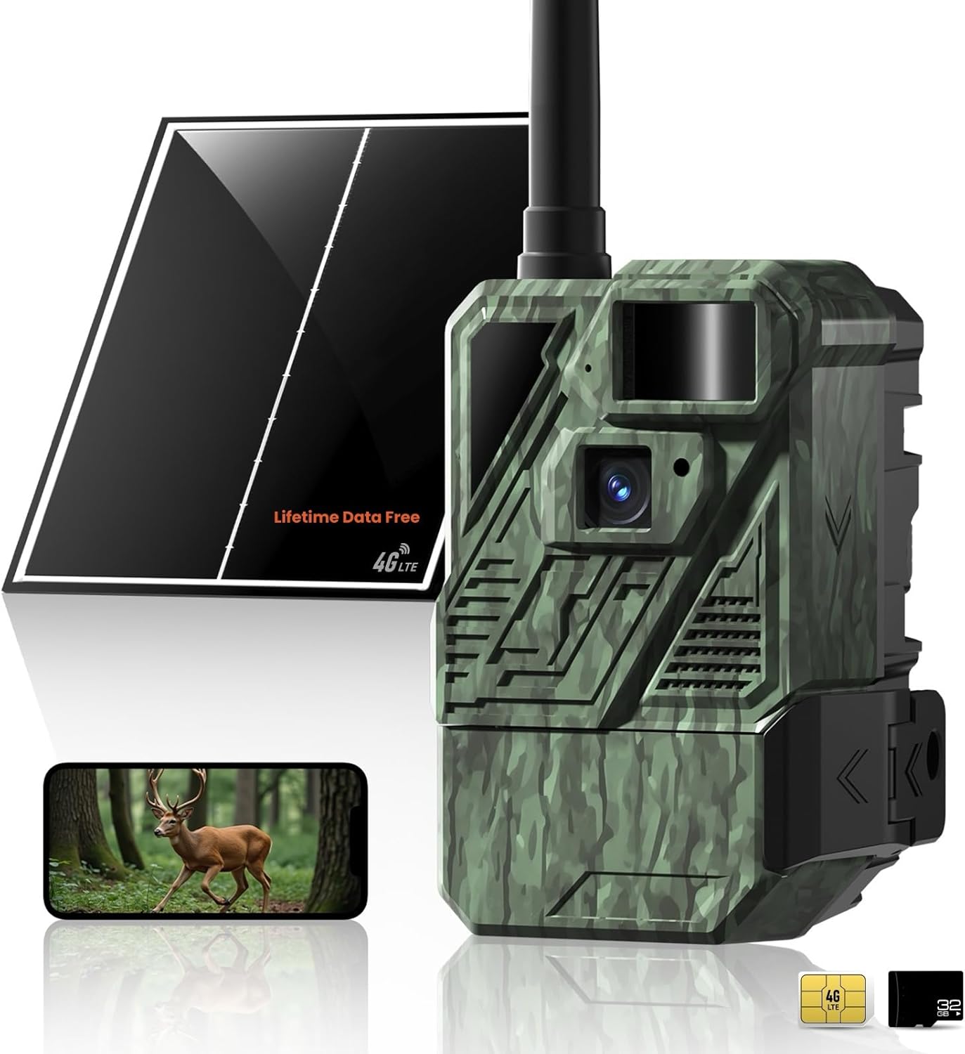 Zleo Cellular Game Trail Camera with Unlimited Data Plan