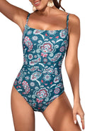 Eomenie Women's One Piece Swimsuit - Tummy Control Ruched Design
