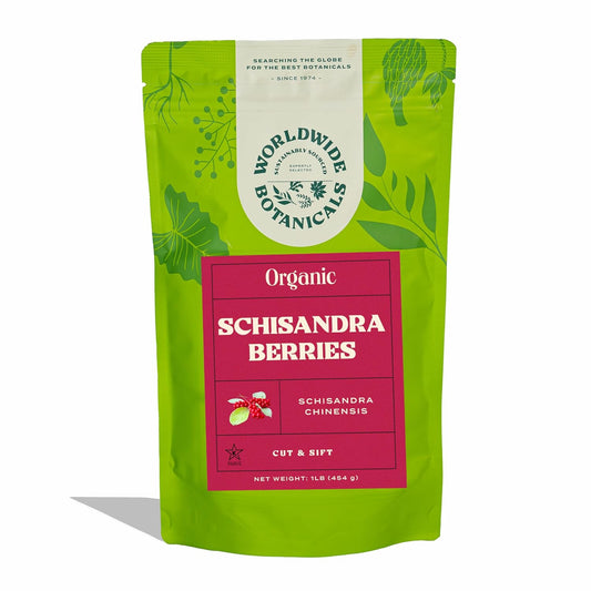 Organic Schisandra Berries for Adaptogen Tea and Health Boost