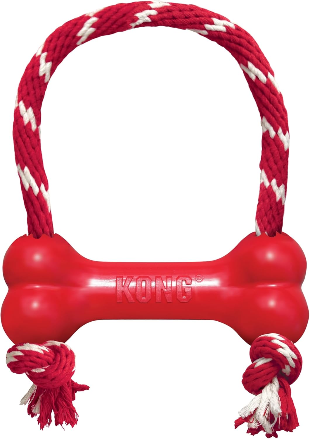 KONG Goodie Bone with Rope: Mental Stimulation for Medium Dogs