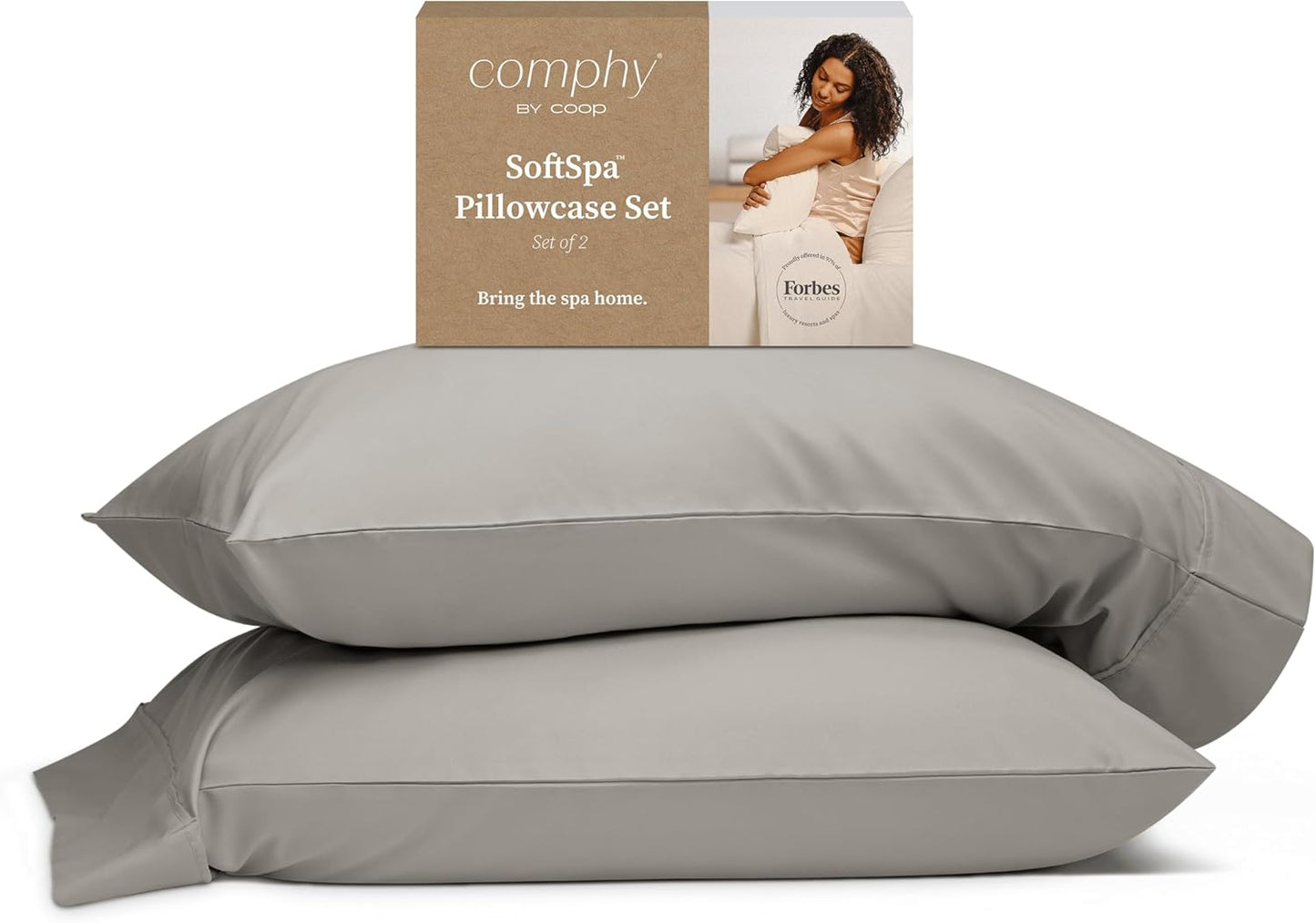 Coop Home Goods SoftSpa Pillowcase Set of 2 for Luxurious Sleep