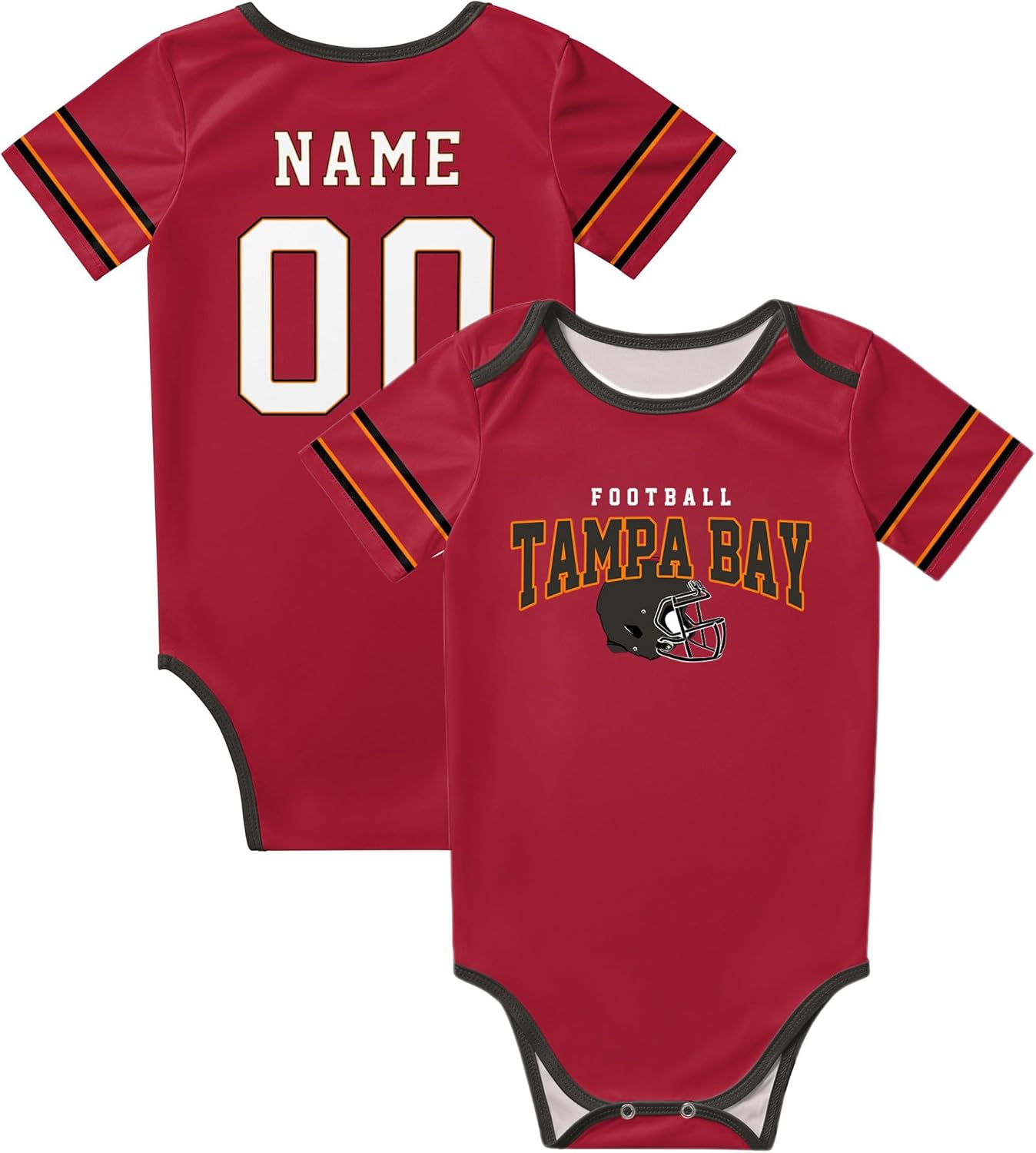 Personalized Baby Bodysuit with Custom Name & Number | LepRem