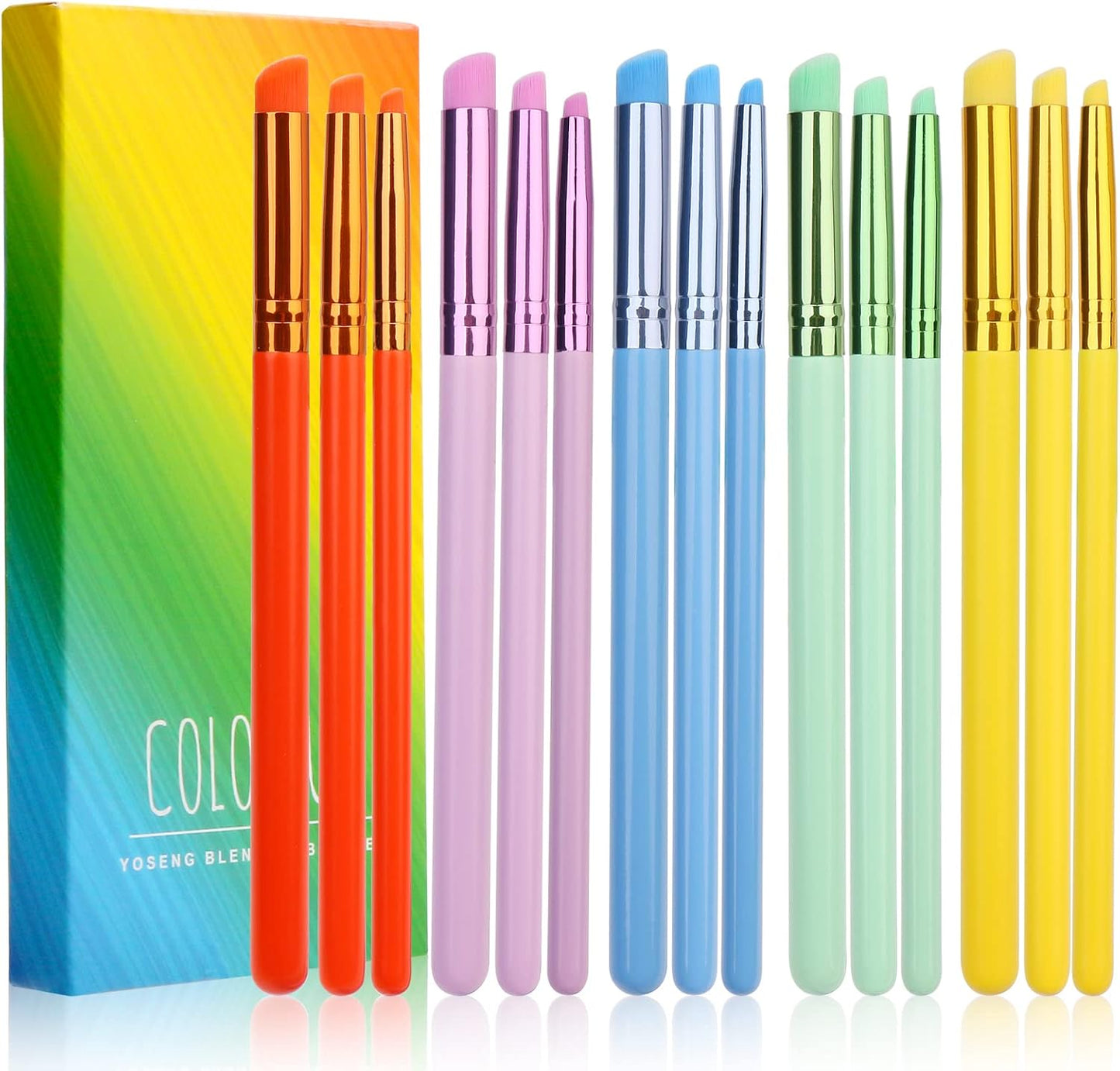 Yoseng Mini Ink Blending Brushes Set - Perfect for Intricate Details