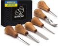Wood Carving Gouges Kit SC05 - Comfortable Palm Chisels Set