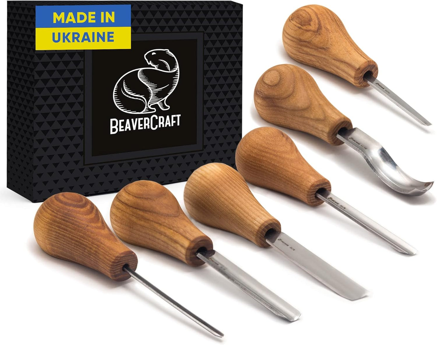 Wood Carving Gouges Kit SC05 - Essential Tools for Carvers