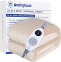 Westinghouse Electric Blanket Heated Throw - Super Cozy 50in x 60in