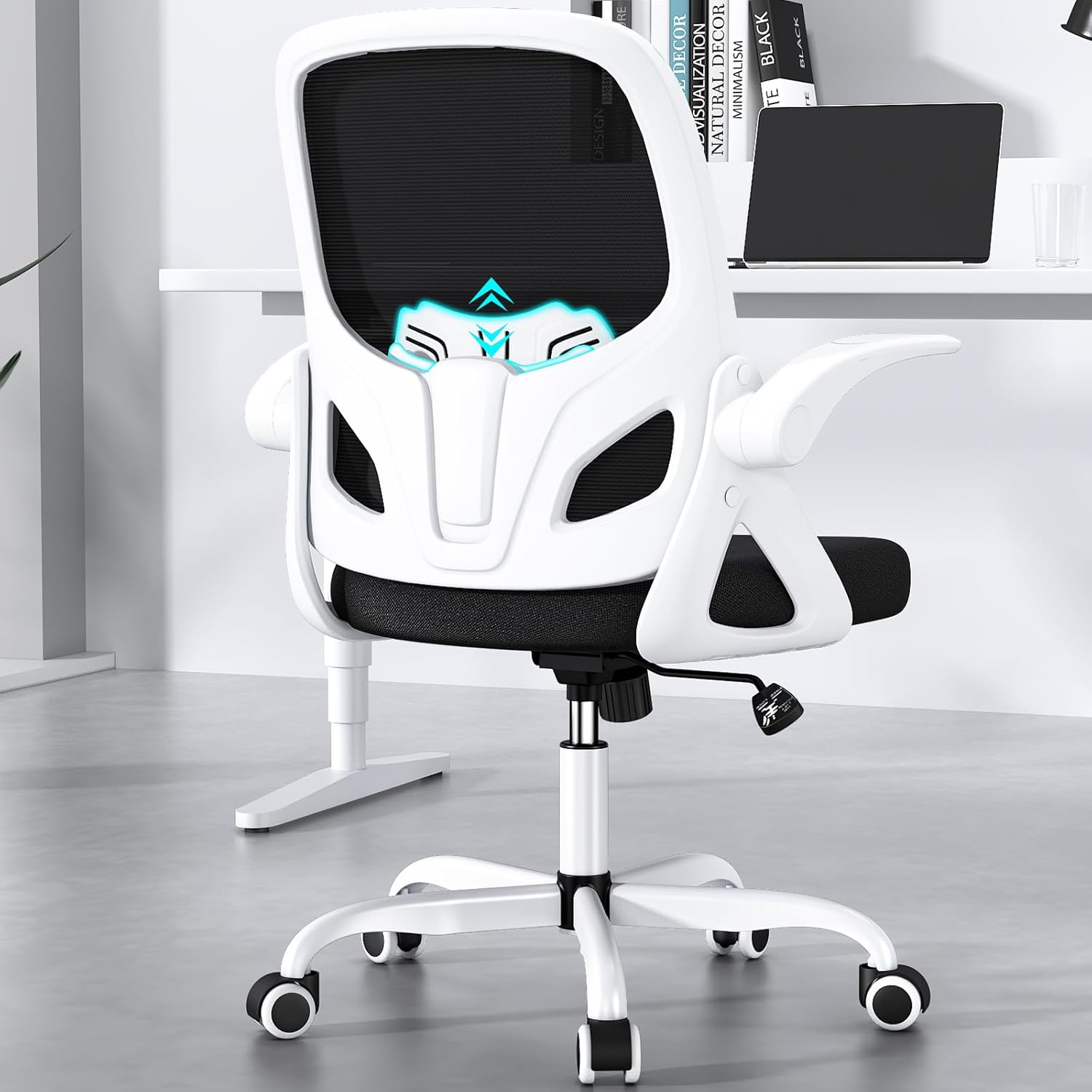 Home Desk Chair with Supportive Lumbar and Breathable Mesh