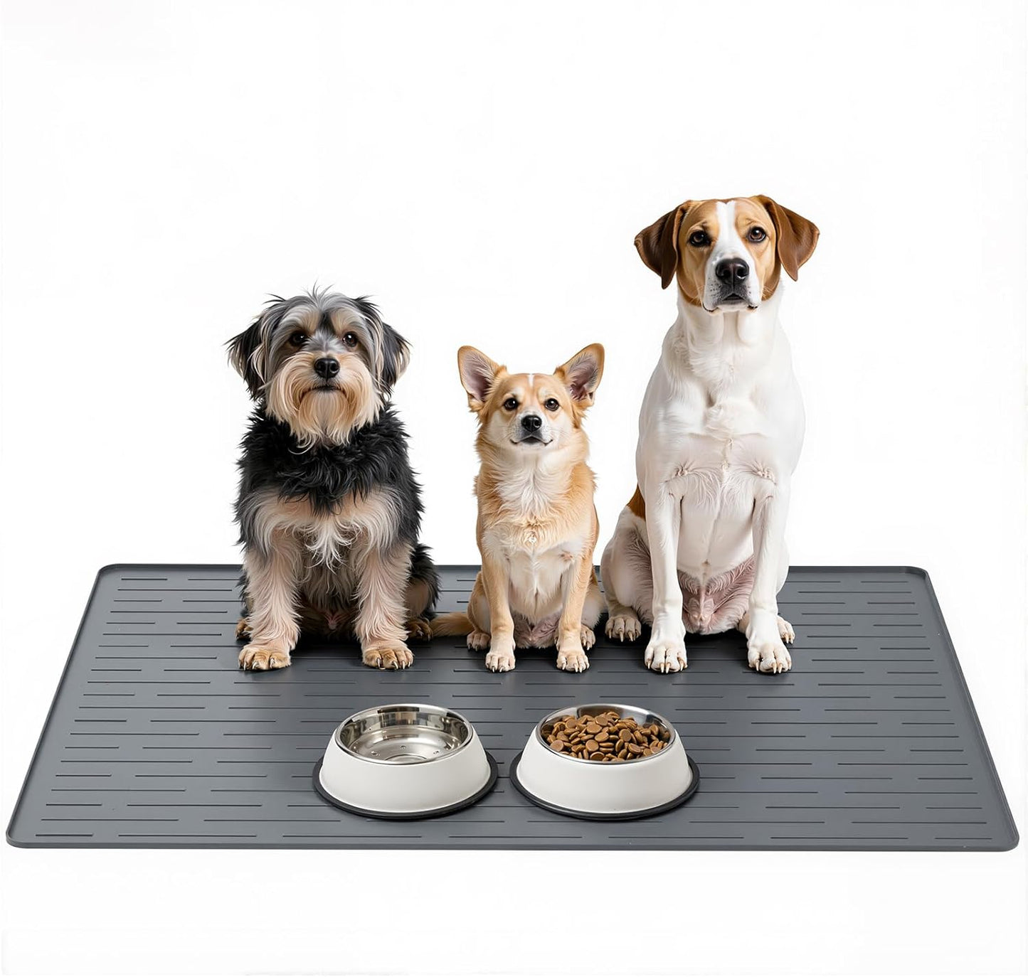 Large Dog Mats for Food and Water, Waterproof Pet Feeding Mat