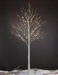Lightshare LED Birch Tree 8-Ft - Warm White Decorative Tree