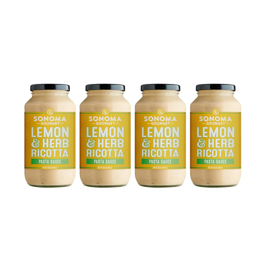 Lemon Herb Ricotta Pasta Sauce - No Sugar Added Delight