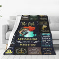 Fish Blanket Fish Decor Throw Blanket - Super Soft Warm 50x40 in