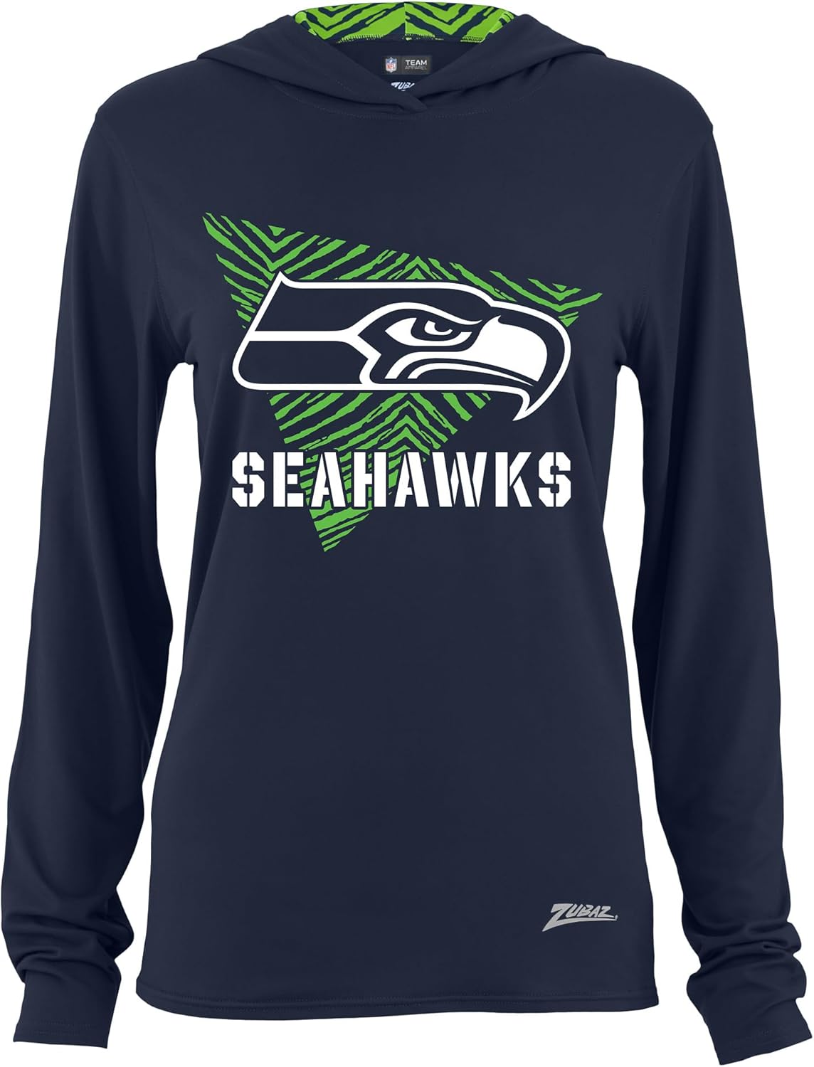 Zubaz NFL Women's Lightweight Hoodie for Game Day Comfort