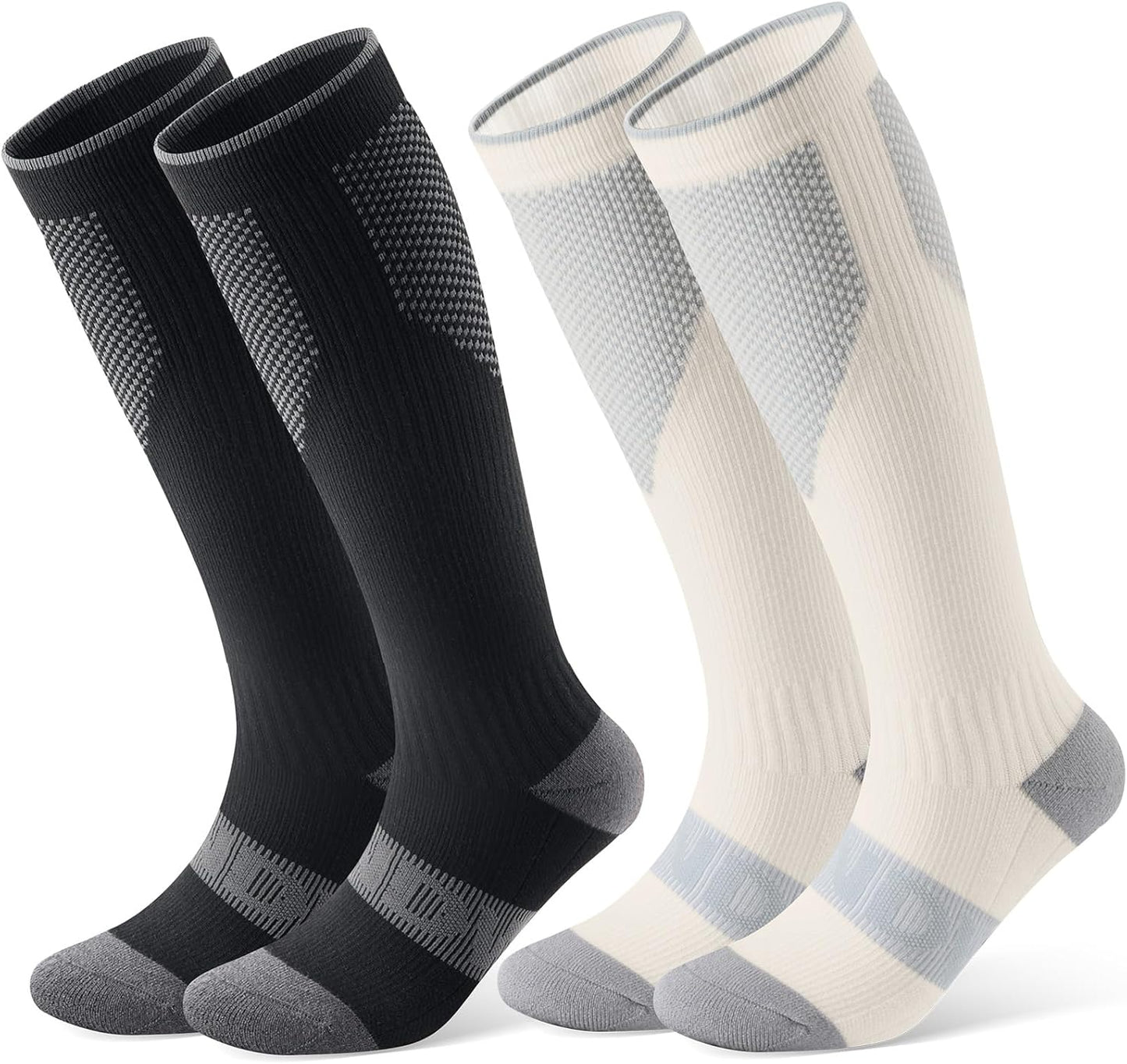 Merino Wool Thermal Ski Socks 2 Pairs - Warm Winter Comfort
