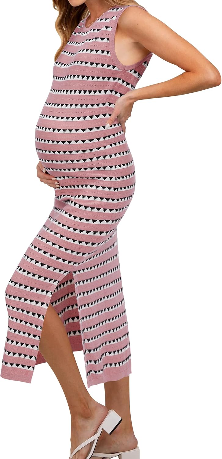 Stylish 2025 Summer Maternity Dress for Women by OUGES