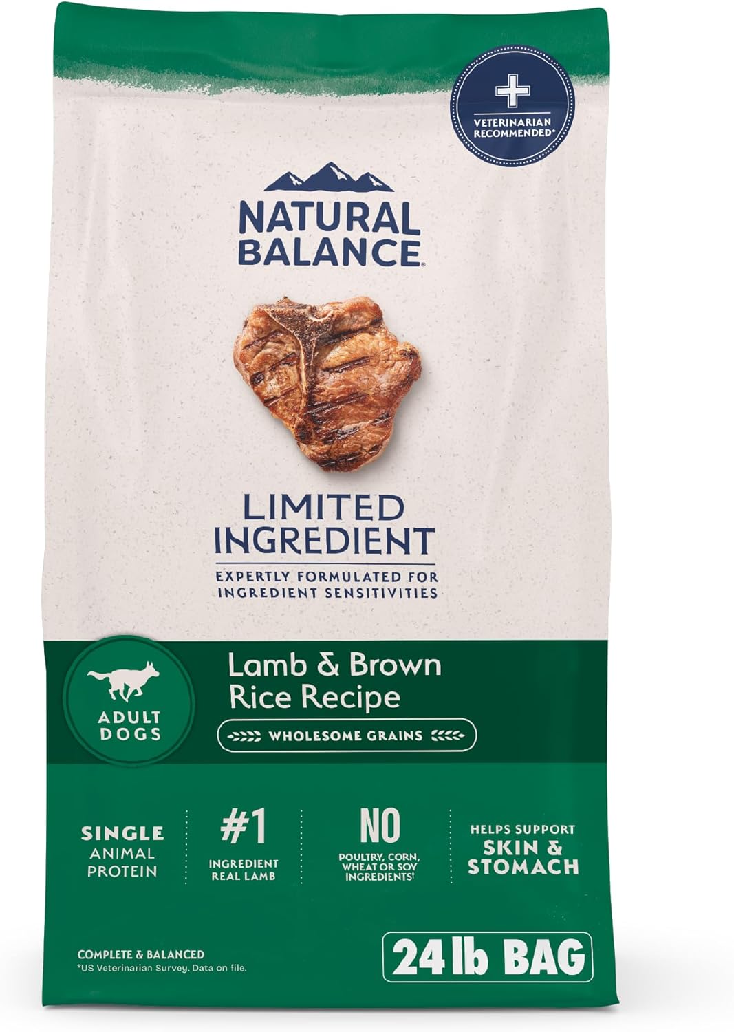 Natural Balance Limited Ingredient Dry Dog Food with Lamb & Rice