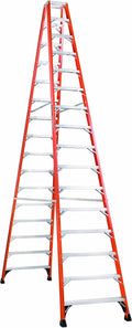 Louisville Ladder FM1416HD Twin Front Stepladder, 16 ft - Heavy-Duty