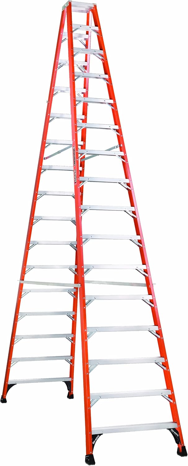 Louisville Ladder FM1416HD Twin Front Stepladder for Safety
