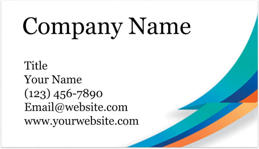 Custom Printed Business Cards on Thick Sturdy Stock for Professionals