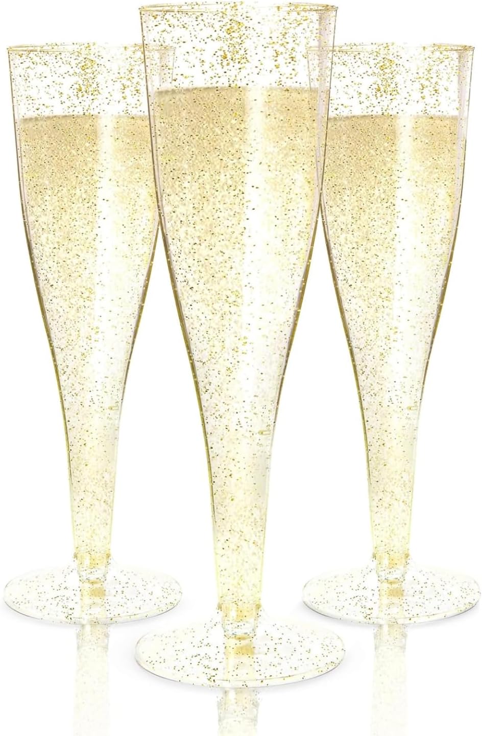 Elegant Disposable Champagne Flutes for Parties and Events