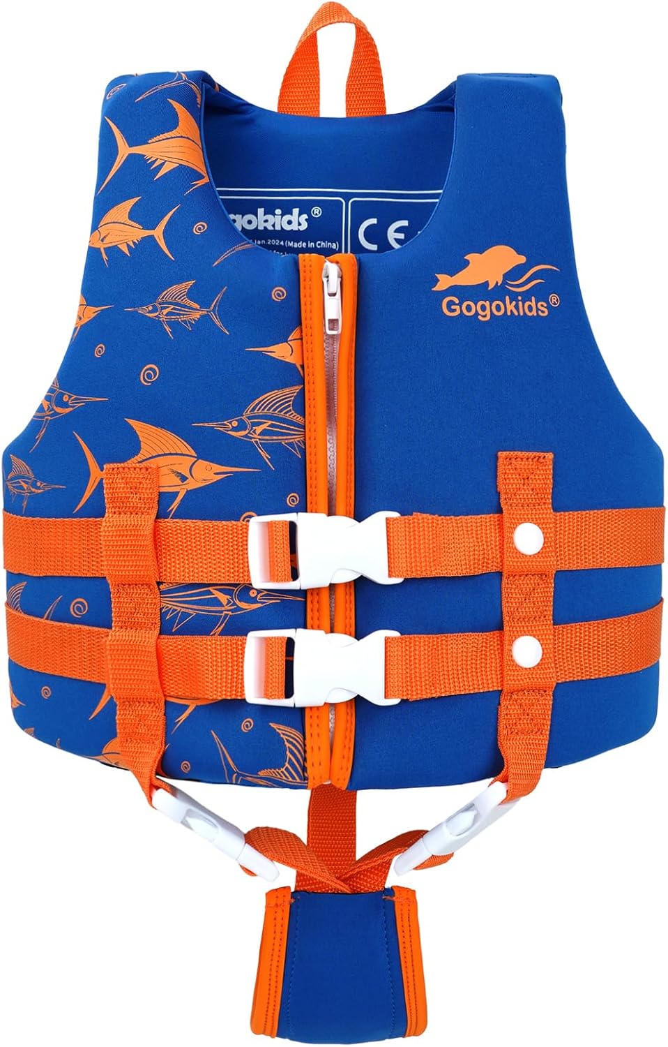 Gogokids Toddler Swim Vest for Kids - Safe and Comfortable Floaties