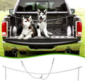 Heavy Duty Dog Leash System - Truck Bed Barrier & Restraint for Large