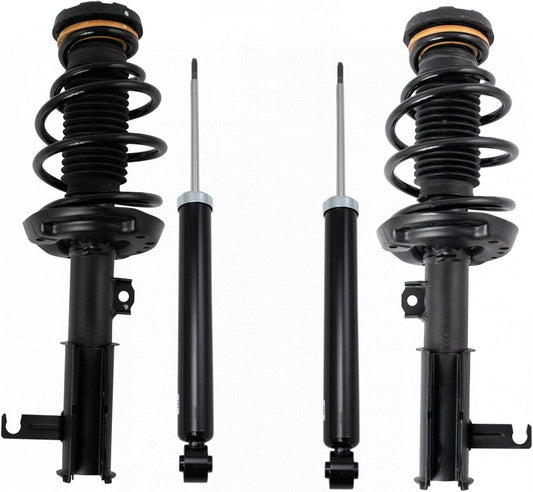 TRQ Complete Strut Assembly & Shock Absorber Kit for Malibu