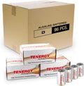 Tenergy 1.5V D Alkaline LR20 Battery 96 Pack - Long Shelf Life