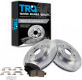 TRQ Front Brake Pad & Rotor Kit Compatible with 2019-2022 Subaru