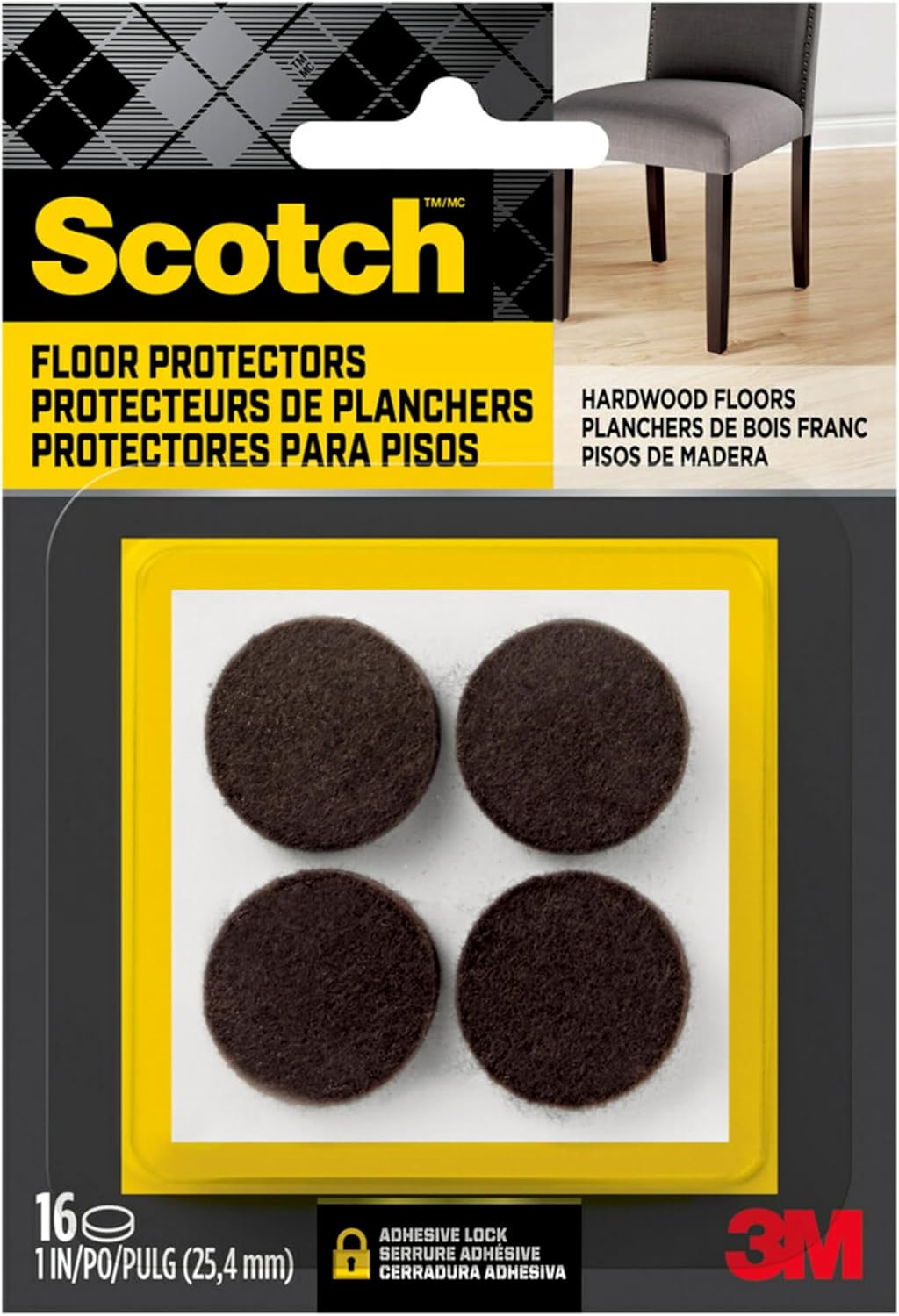 Scotch Felt Furniture Pads - Protect Hardwood Floors!