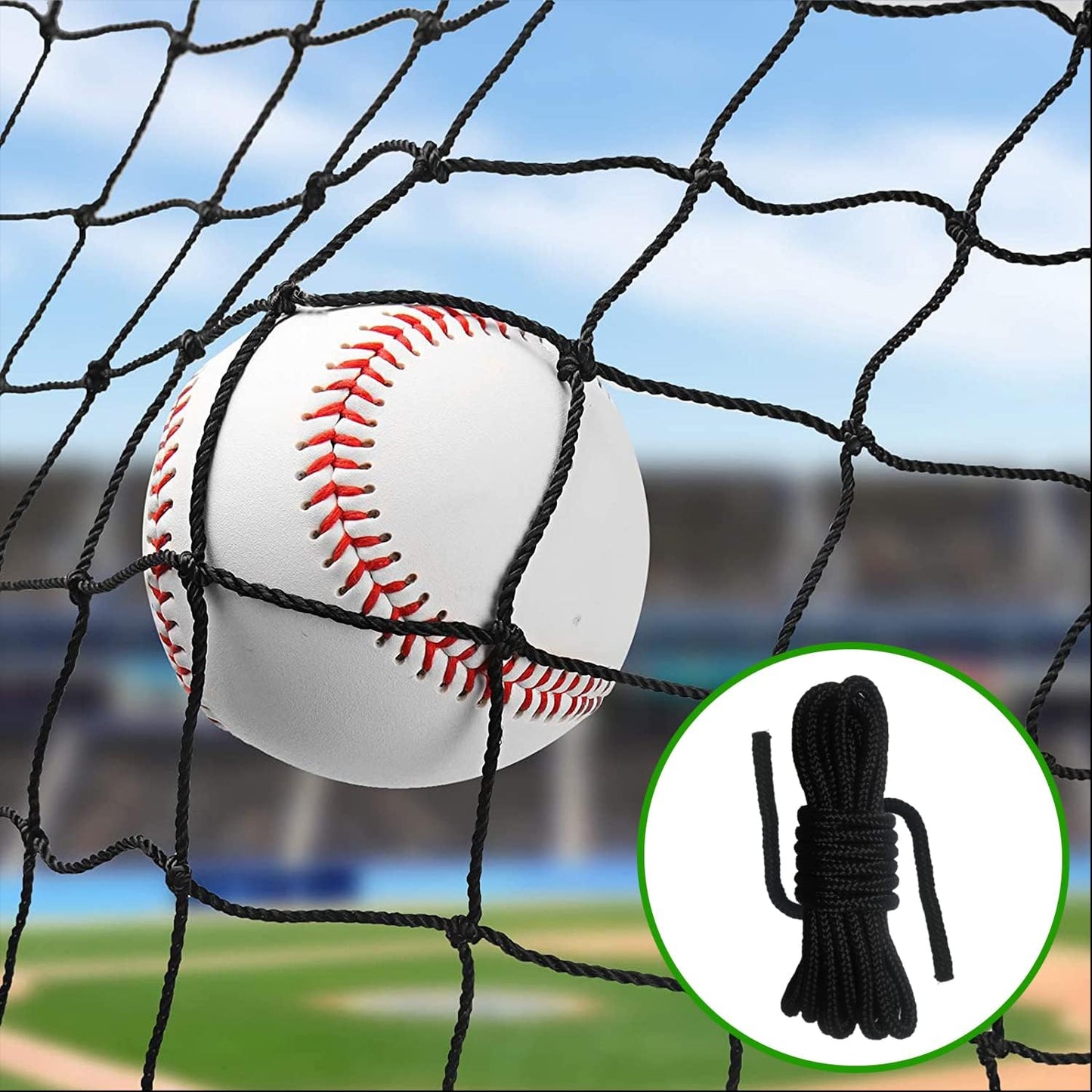 Heavy Duty Baseball Softball Backstop Nets for All Sports