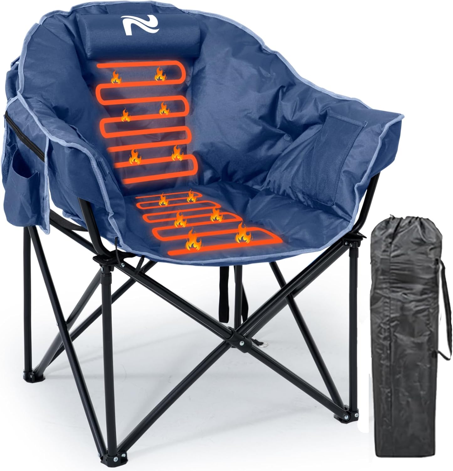 Oversized Heated Patio Lounge Chair for Ultimate Comfort