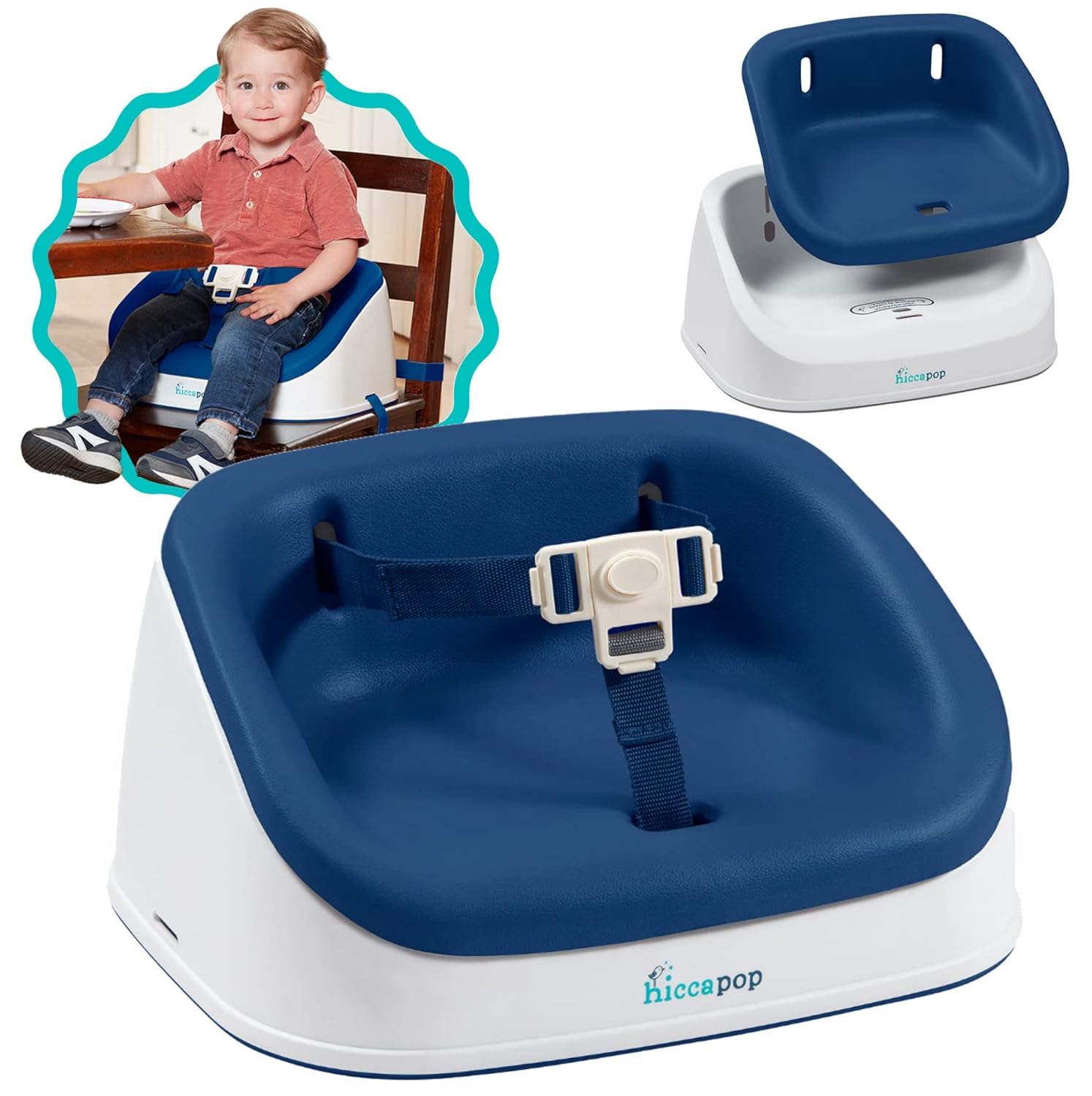 hiccapop ErgoBoost Toddler Booster Seat for Dining Tables