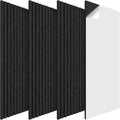 Bilayer Acoustic Wall Panels 4-Pack - Self-Adhesive Soundproof Panels
