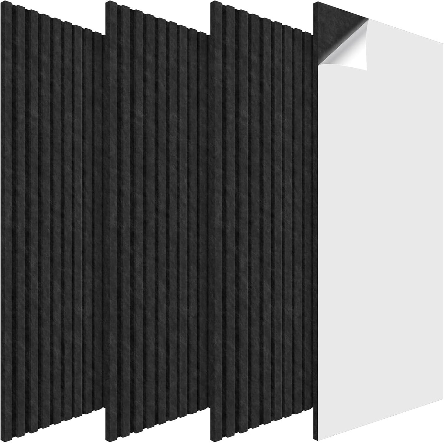 4-Pack Bilayer Acoustic Wall Panels for Superior Soundproofing