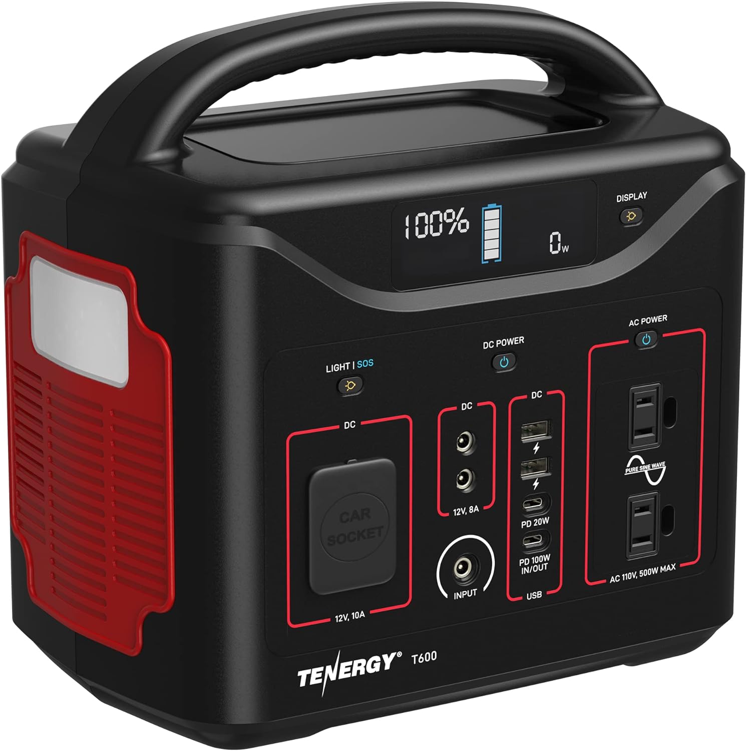 Tenergy T600: 600Wh Power Hub for Outdoor Adventures