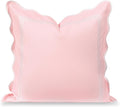 Coastal Grandmillennial Scalloped Pillow Cover 20x20 - Water Resistant