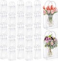 Clear Plastic Gift Bags with Handles 50pcs - Reusable Party Favor