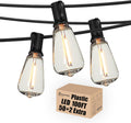 Outdoor String Lights LED 100 FT Patio String Lights - Vintage Warm