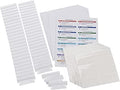 100-Pack Viewables Hanging Folder Labels Refill - 3-Sided Tabs