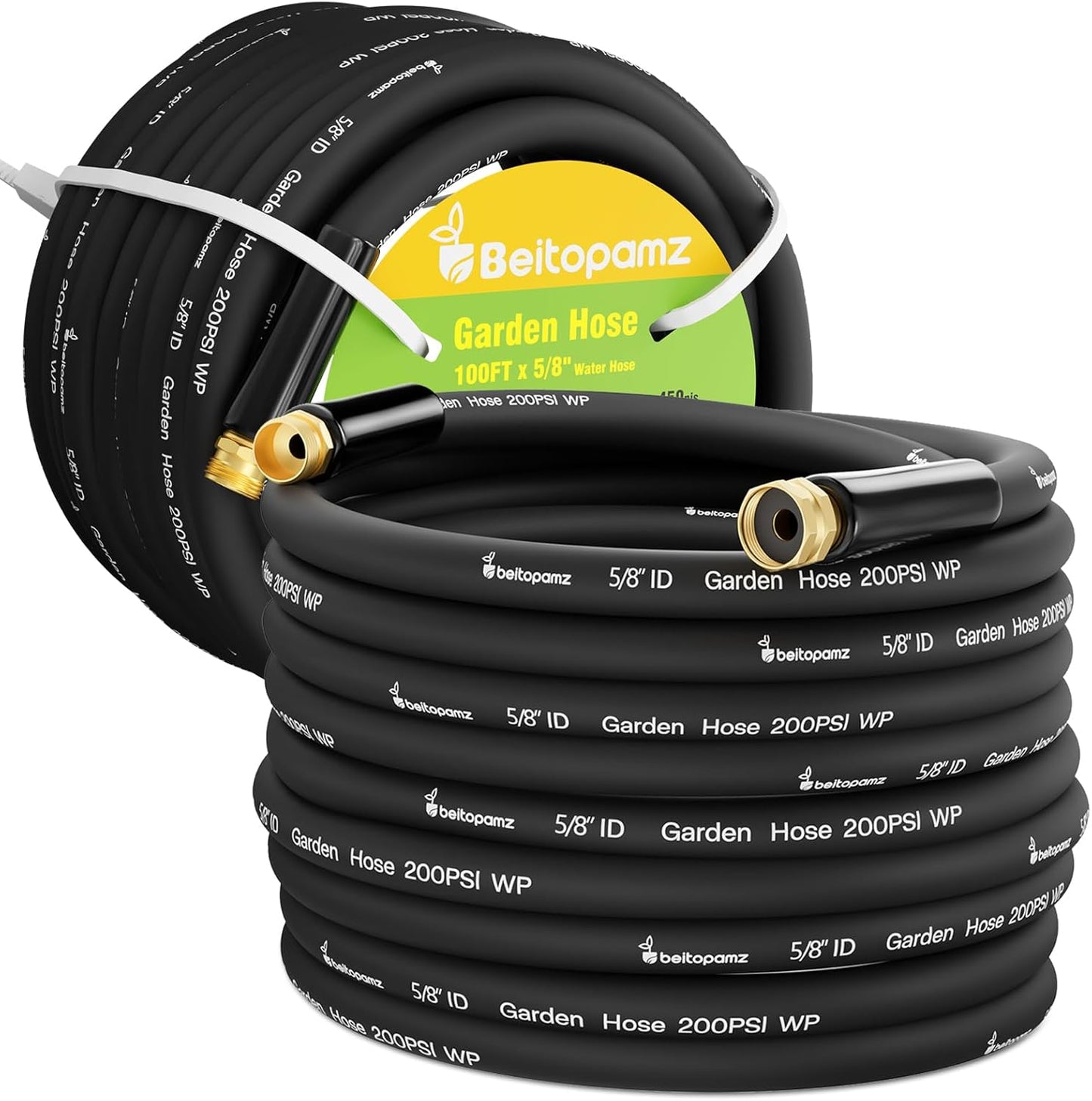 100 ft Heavy Duty Water Hose - Flexible and Durable Design
