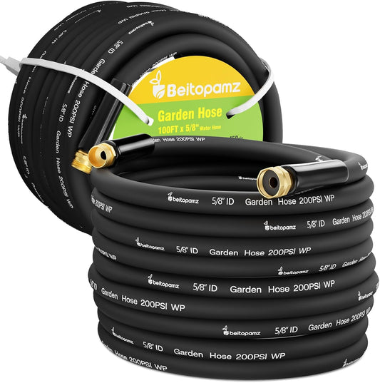 100 ft Heavy Duty Water Hose - Flexible and Durable Design