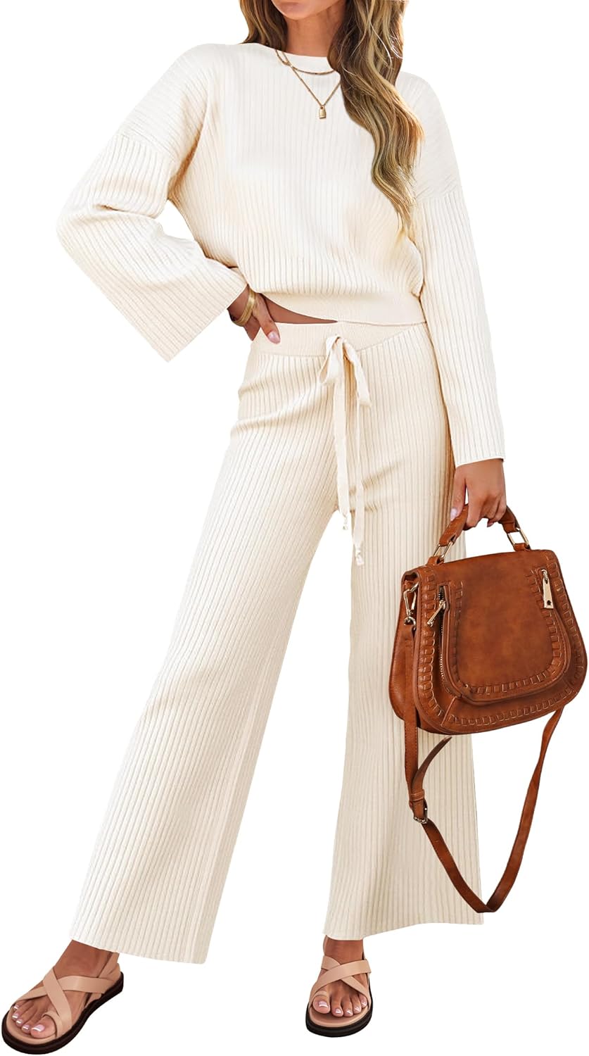 ZESICA Women's 2 Piece Outfits Set for Casual Comfort and Style