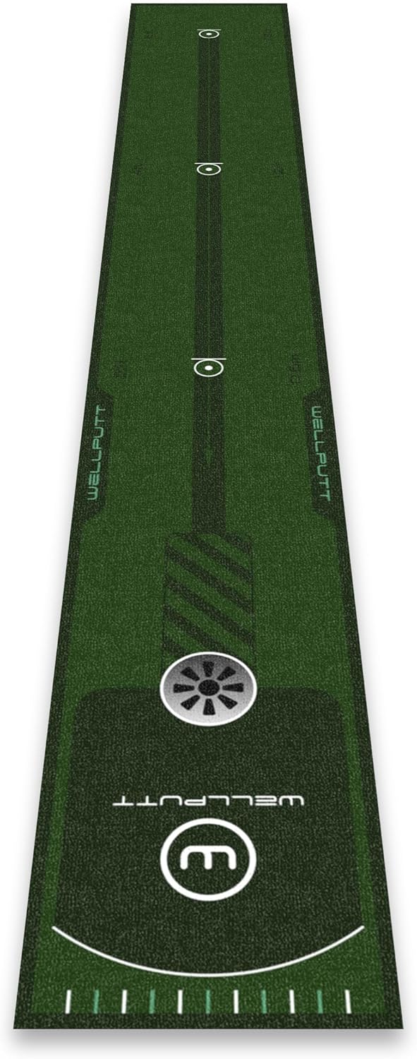 Improve Your Putting with Wellputt - 8ft Mat