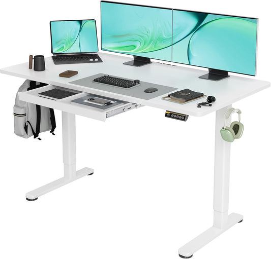 Claiks 55x24 Inch Electric Adjustable Height Standing Desk