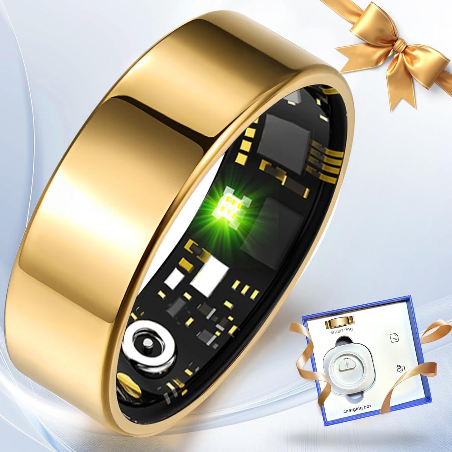 Smart Ring Health Tracker for Activity Monitoring and Fitness