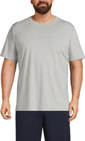Men's Super-T Short Sleeve T-Shirt by Lands' End - Ringspun Cotton