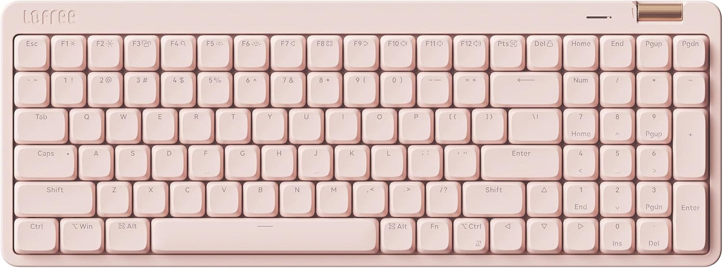LOFREE Flow Lite 100 Keys Wireless Mechanical Keyboard: Swappable, Low Profile, Multi-Connection