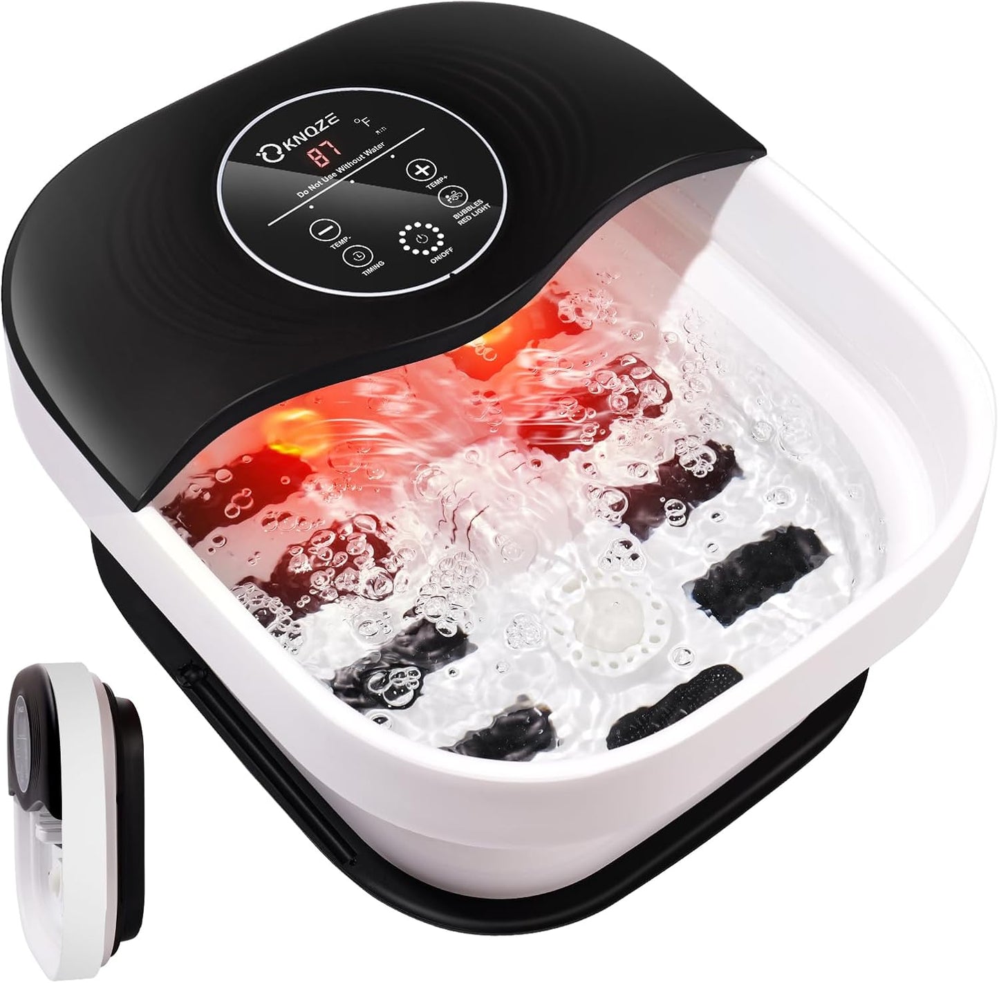 Foot Spa Massager with Heat and Bubbles for Stress Relief